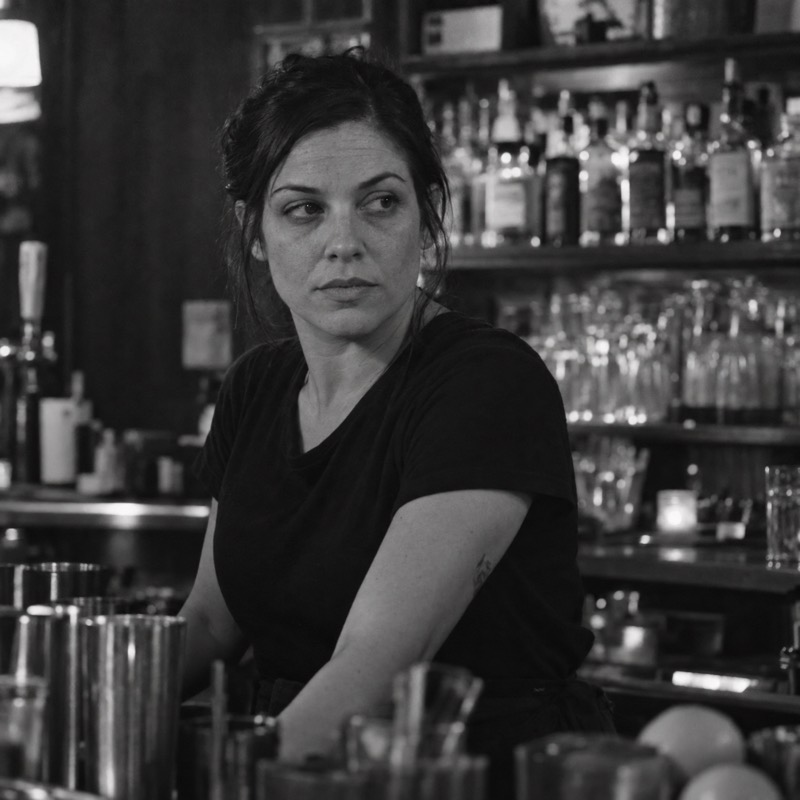 Portrait of Diana Reyes, the bartender